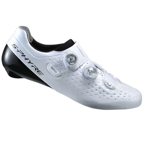 SHIMANO RC9 SH-RC900-S W | road cycling shoes | S-PHYRE | 2 x BOA ® | CARBON | white | OUTLET