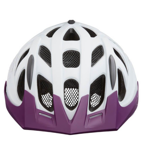 LAZER J1 + insectNET + LED | kask rowerowy | mate white / pink