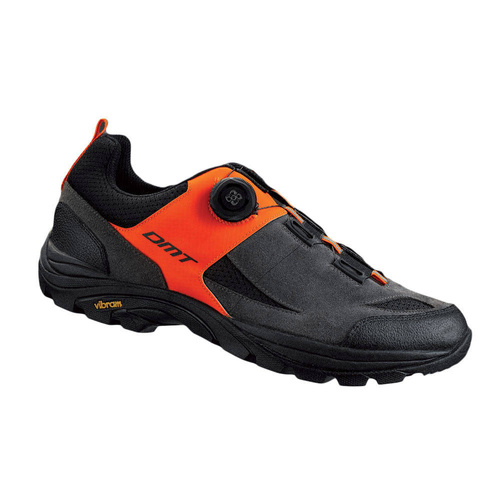 Buty rowerowe DMT F1 BOA VIBRAM MTB SPD grey / orange fluo / black