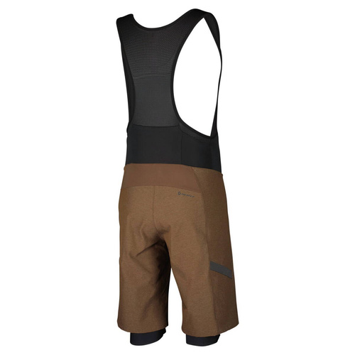 SCOTT Gravel Hybrid +++ Men's Shorts | spodenki rowerowe z wkładką | 2 in 1 | silt beige/black