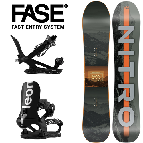 SET 2026: NITRO Magnum WIDE + BATALEON Blaster AW FASE ® | snowboard + wiązania