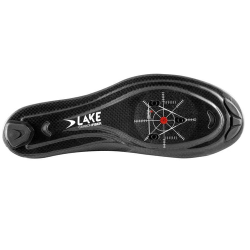  LAKE CX1C | buty rowerowe szosowe stylowe | CARBON | white / gold