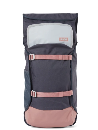 AEVOR Trip Pack CHILLED ROSE 26-33l | plecak rowerowy / miejski / wyprawowy | WATERPROOF 13K | LAPTOP 15" | 800g