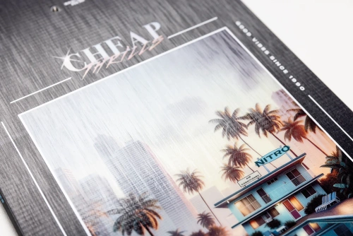 NITRO Cheap Thrills 2026 + BATALEON E-stroyer BLACK / white | snowboard + bindings