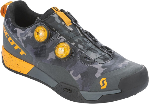 SCOTT AR BOA CLIP | bike shoes | STICKY | MTB / ENDURO / FR / DH | dark grey / tuned orange