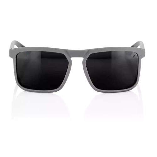 100% Renshaw | okulary przeciwsłoneczne | Soft Tact Cool Grey / black MIRROR lens | LT 11% | SPORT / LIFESTYLE