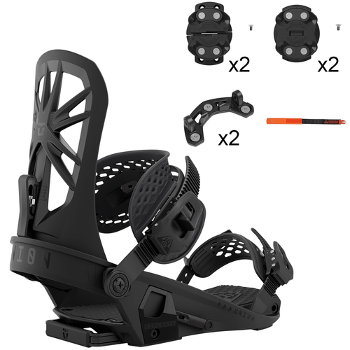 JUNIORSKI ZESTAW 2025: NITRO Miniganger 132cm (do 50kg) & KOHLA + UNION Explorer S (do EU40) | splitboard & foki + wiązania | 132cm