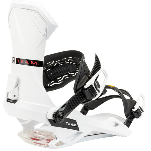 NITRO Team 2025 | wiązania snowboardowe | VIBRAM ® | white | THE AWARD-WINNING ALL-MOUNTAIN INTERFACE