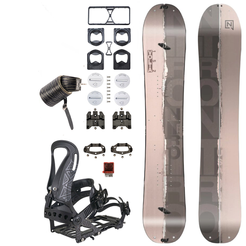 DAMSKI ZESTAW 2025: NITRO Volta & Peak by KOHLA + SPARK R&D Arc ST | splitboard & foki + wiązania & pucki