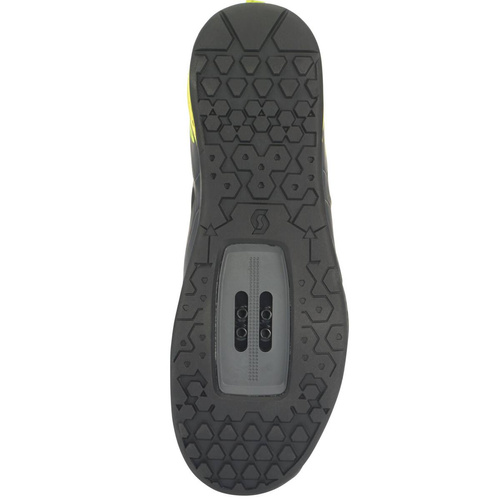 SCOTT AR BOA ® CLIP | buty rowerowe | STICKY | MTB / ENDURO / FR / DH | SPD | black / sulphur yellow | OUTLET