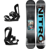 NITRO Cheap Thrills 2026 + BATALEON E-stroyer BLACK / white | snowboard + bindings