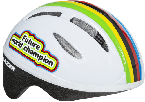 Dziecięcy kask rowerowy LAZER Bob+ FUTURE WORLD CHAMPION