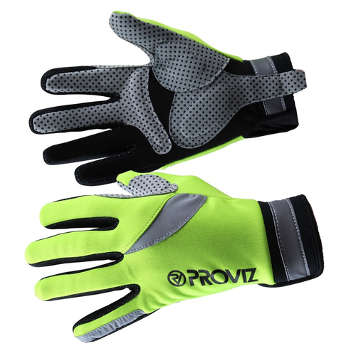 PROVIZ HI-VIS Cycling Gloves | REFLECTIVE | neon yellow
