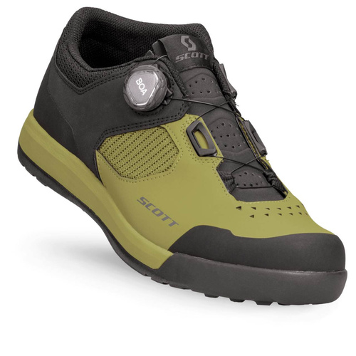 SCOTT MTB-SHR ALP BOA EVO TUNED | bike shoes | STICKY | MTB / ENDURO | SPD | matt black / savanna green