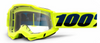 100% The Accuri 2 Goggles Fluo YELLOW  | bike MTB / ENDURO / MX | MIRROR GOLD + CLEAR lens