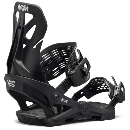 YES x NOW x LOBSTER NX-GEN 2025 | kid's / junior snowboard bindings | SkateTech ® | black