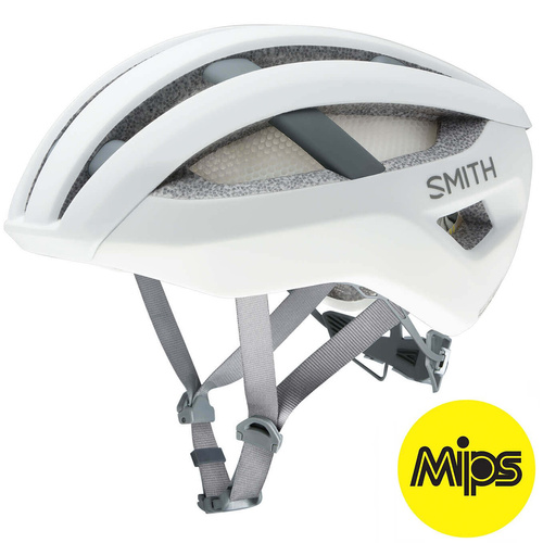 Kask rowerowy szosowy SMITH Network MIPS ® |  AEROcore /  KOROYD ® | ROAD / GRAVEL | matte white