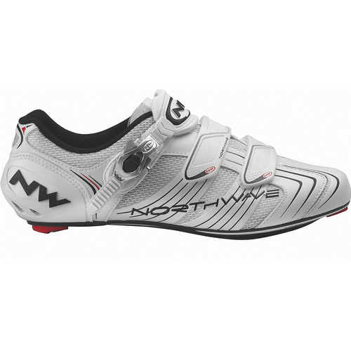 Buty szosowe rowerowe NORTHWAVE Evolution SBS CARBON DREWNO white / black