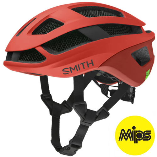 Kask rowerowy szosowy SMITH Trace MIPS ® | KOROYD ® | ROAD / GRAVEL | matte patrol / crimson