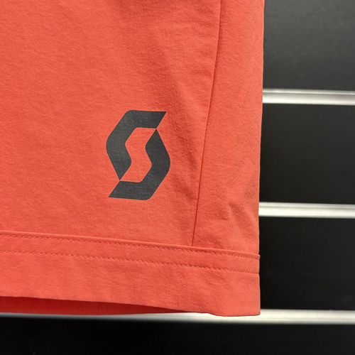 SCOTT Shorts W's Trail Flow w/pad | damskie szorty / spodenki rowerowe | + wewnętrzne spodenki z wkładką | MTB / ENDURO | astro red