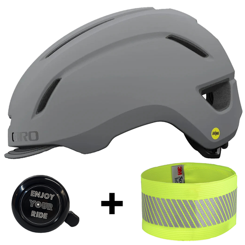 GIRO Caden MIPS ® | kask rowerowy | GRAVEL / E-BIKE / URBAN / CITY | opaska & dzwonek: GRATIS | matte grey 