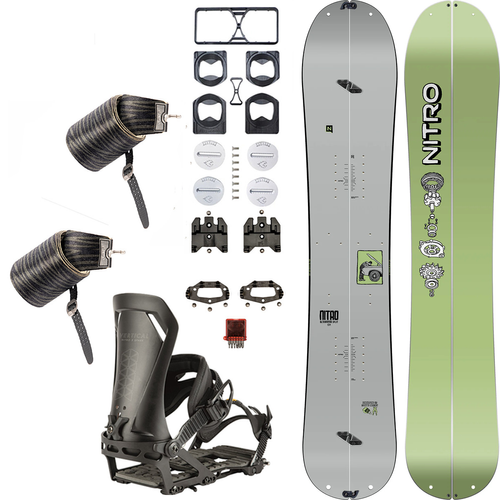 ZESTAW NITRO 2026: Alternator Split & Peak + Vertical ST & pucks x SPARK R&D | splitboard & foki + wiązania & pucki