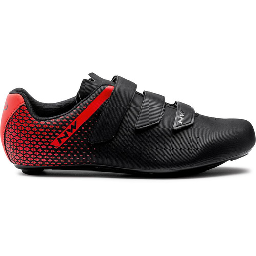 NORTHWAVE Core 2 | NRG CARBON | buty rowerowe szosowe | black / red