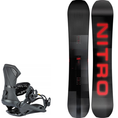 SET NITRO 2025: Team PRO + Team ULTRA BLACK | snowboard + bindings