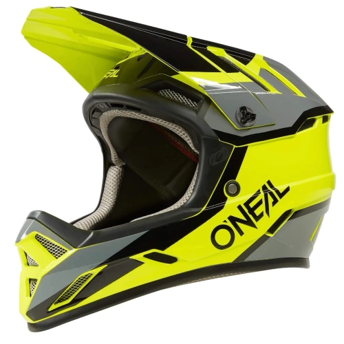 O'NEAL Backflip | kask rowerowy | ABS | MTB / ENDURO / DH | FULLFACE / FF | strike black / neon yellow