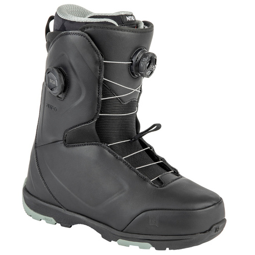 NITRO Club BOA ® Dual 2025 | buty snowboardowe | 2 x BOA ® | black | Redesigned For Comfort and Ease!