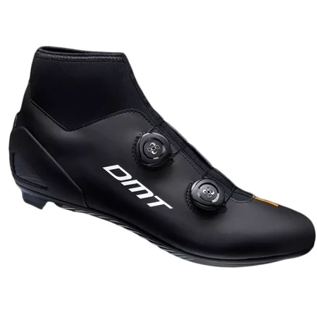 DMT DW1 | road cycling shoes | Waterproof | 2 x BOA ® | CARBON | 235g | black / white /orange / clear