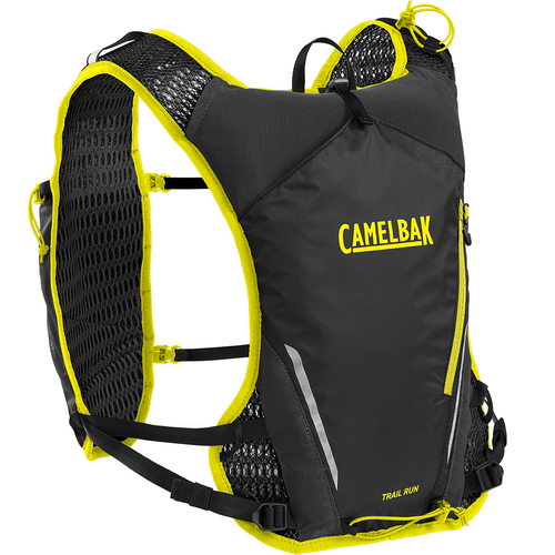 CAMELBAK Trail RUN Vest 7l + 2 x 500ml Quick Stow™ Flasks | kamizelka / plecak biegowa/y | black / safety yellow