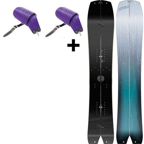 NITRO Squash 2023 + Vertical by KOHLA | splitboard + skins | 159cm