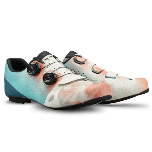 SPECIALIZED Torch 3.0 | buty rowerowe szosowe | CARBON | lagoon blue / vivid coral