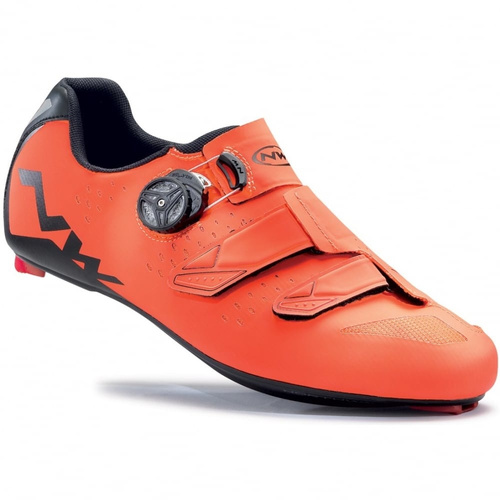 Road cycling shoes NORTHWAVE Phantom CARBON lobster orange / black