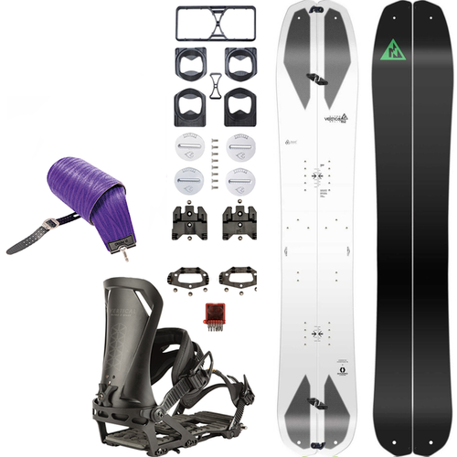 SET NITRO Vertical 2025: splitboard & foki & wiązania ST x SPARK + pucki