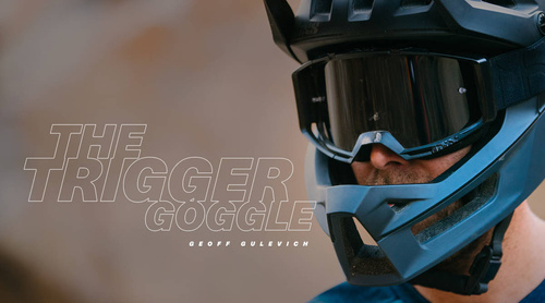 IXS Trigger RACING RED | gogle rowerowe | 2 x SZYBKA: Crimson MIRROR Lens / LT21% + CLEAR Lens / LT 89%