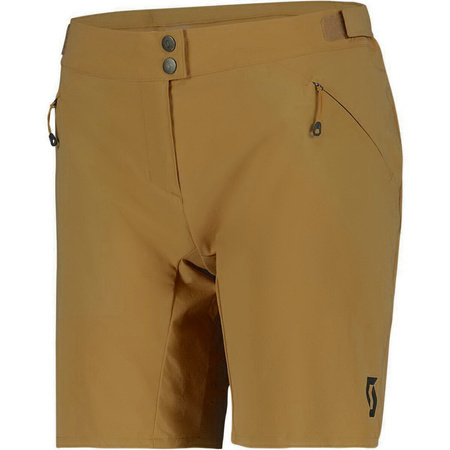 SCOTT Shorts W's Endurance ls/fit w/pad | damskie szorty / spodenki rowerowe | + wewnętrzne spodenki z wkładką | MTB / ENDURO / GRAVEL | silt beige