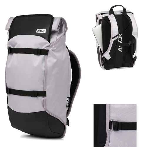 AEVOR Trip Pack PROOF HAZE 26-33l | bike / city / trip bikepack | WATERPROOF 13K | LAPTOP 15" | 800g