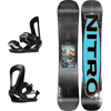 NITRO Mini Thrills 2026 + BATALEON E-stroyer BLACK / white |  junior snowboard + bindings