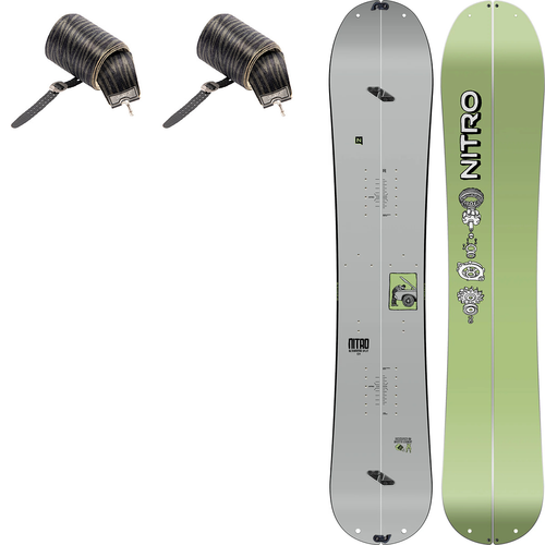SET NITRO 2026: Alternator Split & Peak + Vertical ST & pucks x SPARK R&D | splitboard & skins + bindings & pucks