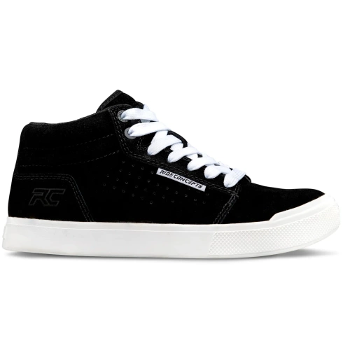 RIDE CONCEPTS Vice MID | juniorskie buty rowerowe | MTB / ENDURO / DIRT / BMX | FLAT | black / white | OUTLET