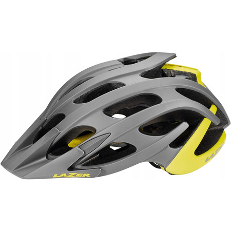 LAZER Magma+ | bike helmet | MTB | matte grey / yellow