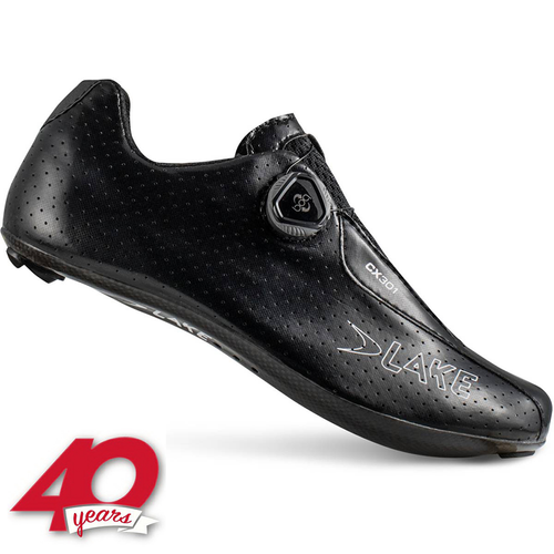 LAKE CX301 | road cycling shoes | 186g! | CARBON | BOA ® | CLARINO ® | black