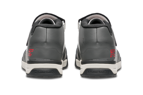 RIDE CONCEPTS Transition Clip | buty rowerowe | D3O | Rubber Kinetics DST 8.0 MTB / ENDURO / DIRT / DH | SPD | charcoal / red
