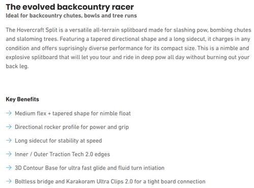 ZESTAW: splitboard JONES Hovercraft 3D 2.0 2025 & foki POMOCA + wiązania UNION Charger FC CARBON | THE EVOLVED BACKCOUNTRY RACER!