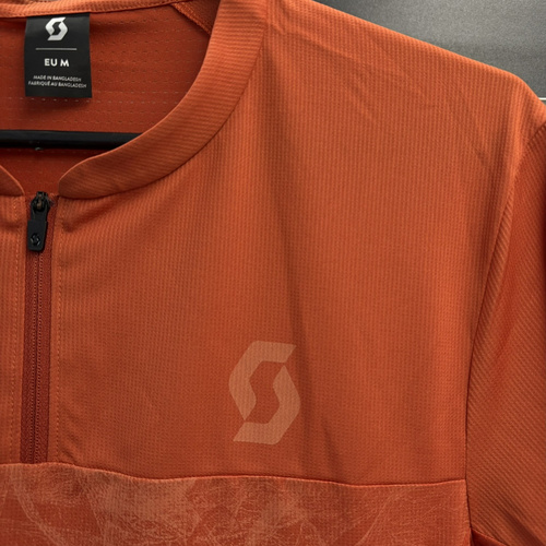 SCOTT Trail Flow Zip SS Women's Shirt | damska koszulka rowerowa | braze orange / rose beige