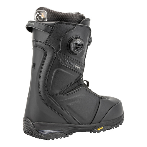 NITRO Team BOA 2025 | buty snowboardowe | VIBRAM ® | black | Snowboarding‘s Favorite Boot for a Reason