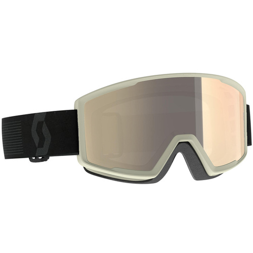 SCOTT Factor PRO LS Light Beige | ski / snowboard goggle | PHOTOCHROMIC | AMPLIFIER | Nofog™ | ENHANCER | LIGHT SENSITIVE BRONZE CHROME lens S1-S3 (VLT 45-16%)