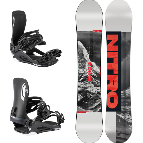 SET NITRO 2026: Prime RAW + Talent ULTRA BLACK | snowboard + bindings